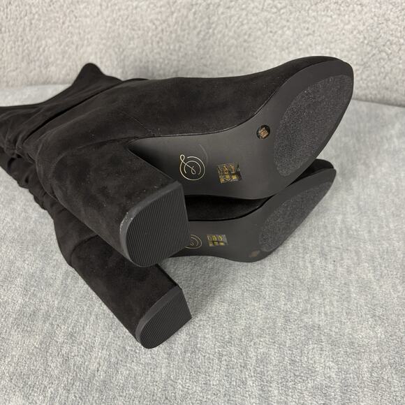 Chinese Laundry Womens Boots Size 9 Black Suedette office event goth - Picture 16 of 16